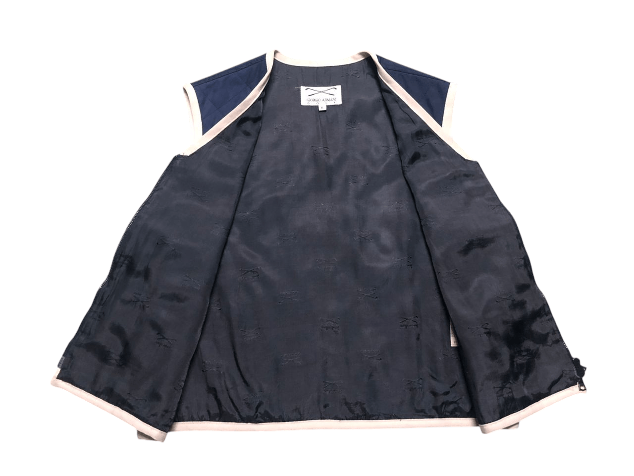 Giorgio Armani Vintage Giorgio Armani Golf Quilted Vest Riri Zipper Size US S / EU 44-46 / 1 - 3 Thumbnail
