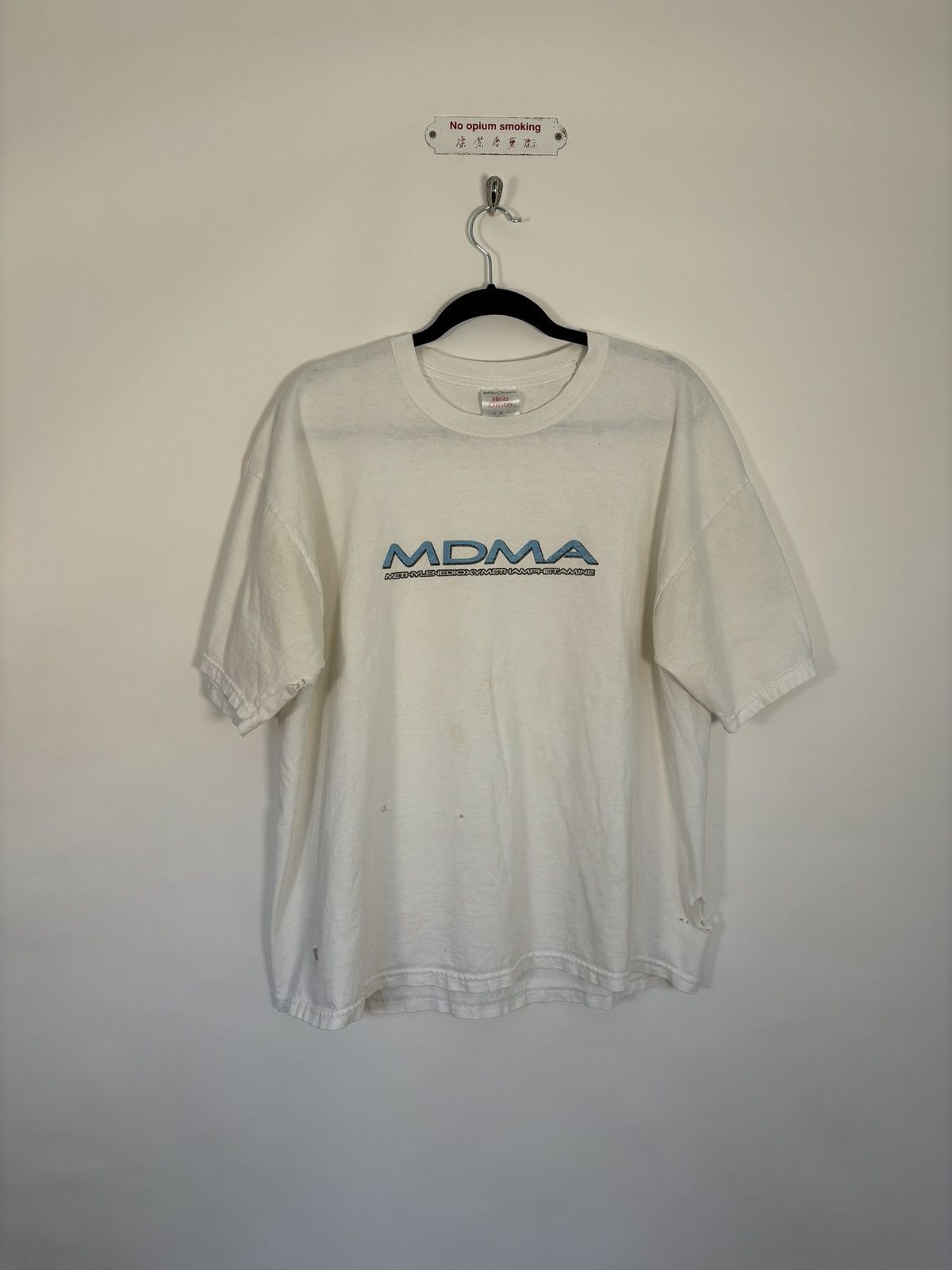Vintage 🔥VINTAGE GRAIL🔥 MDMA RAVE OVERSIZE T-SHIRT Size US XL / EU 56 / 4 - 3 Thumbnail