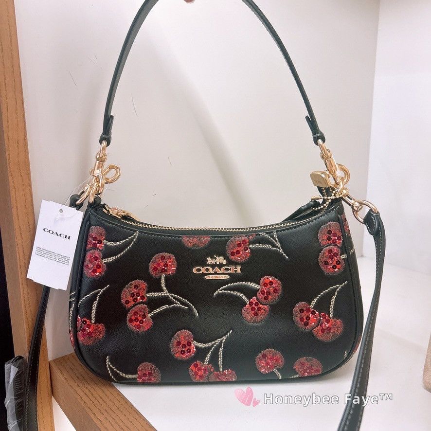 Coach Teri Shoulder Bag With Cherry Print CCZ16 Size ONE SIZE - 3 Thumbnail