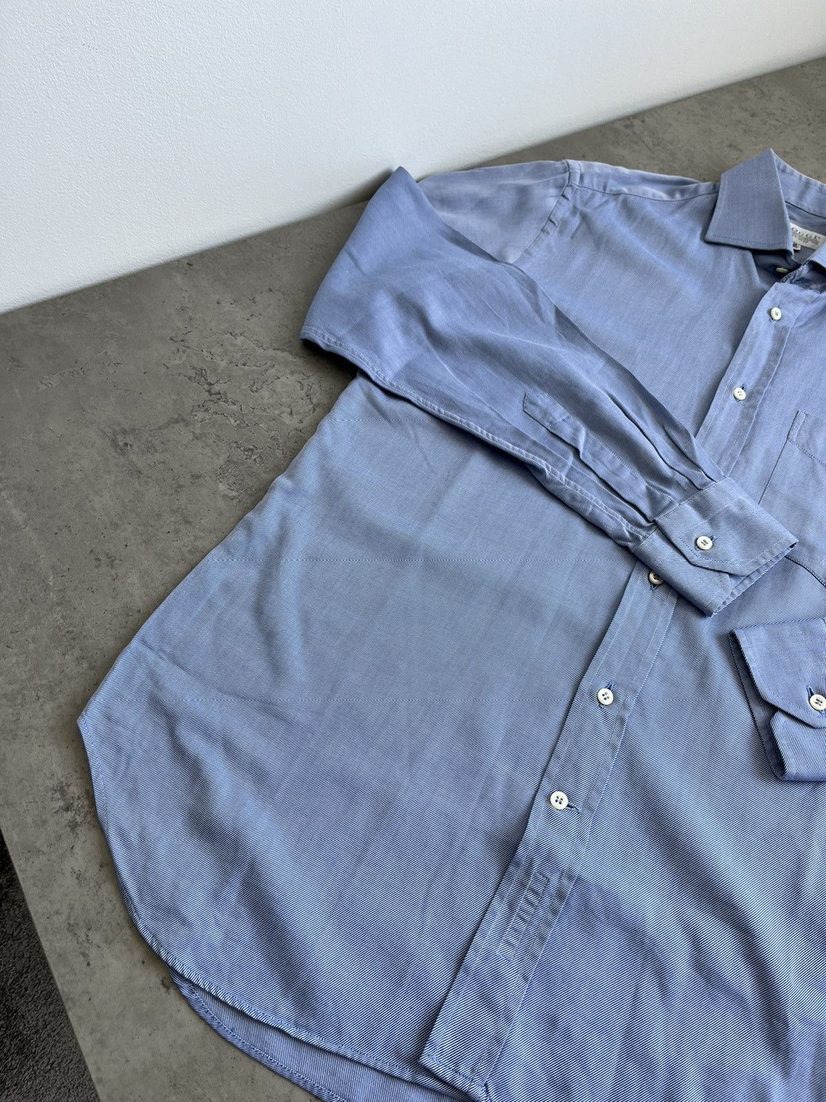 Boggi Boggi Milano Blue Shirt Size 39 Size US M / EU 48-50 / 2 - 3 Thumbnail