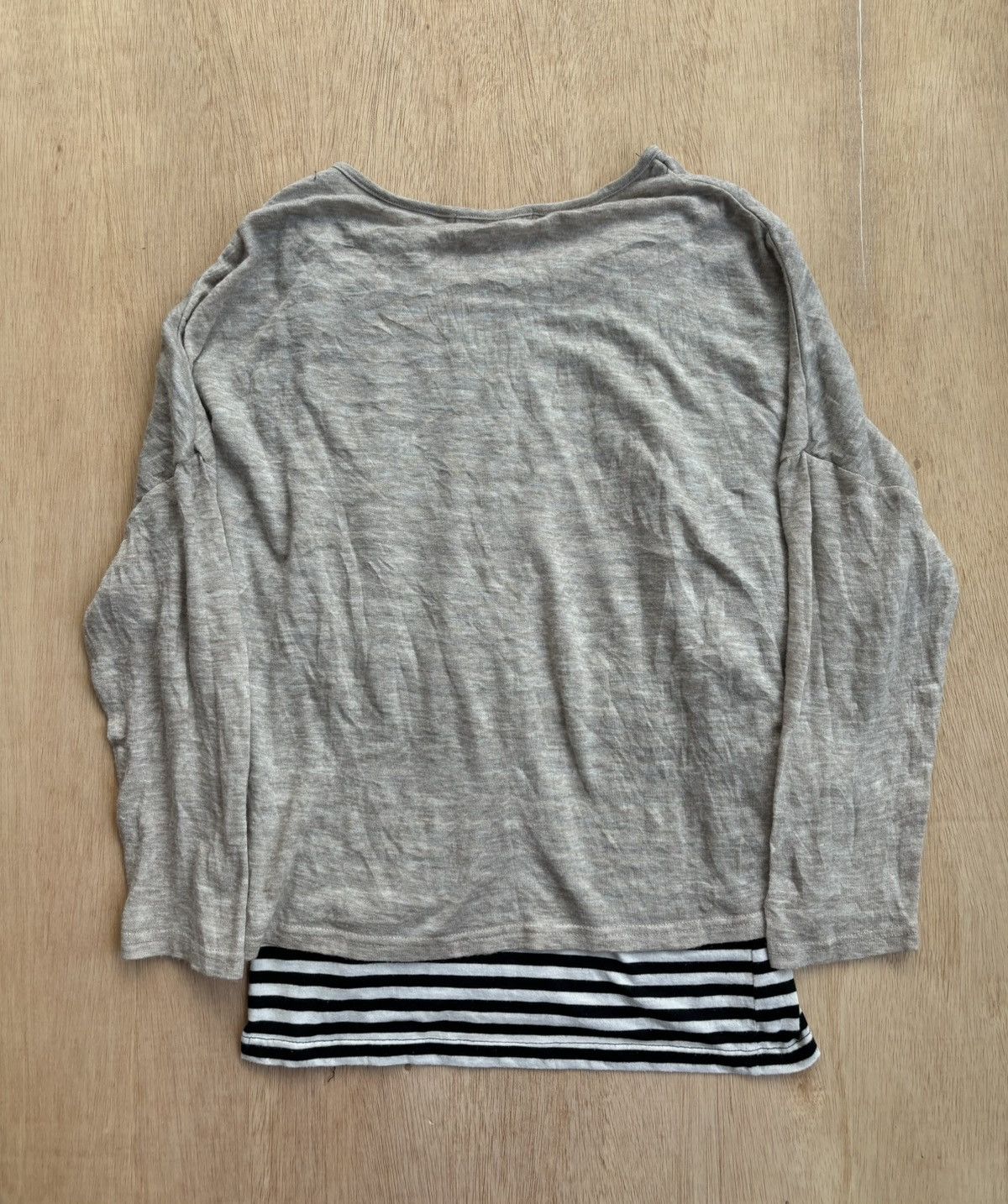 Hysteric Glamour × Japanese Brand Double Layer Olive des olive Luxury Style Longsleeve Size M / US 6-8 / IT 42-44 - 4 Thumbnail