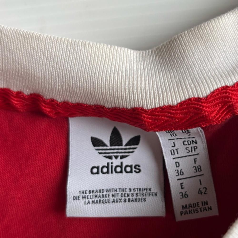 Adidas Women's Adidas Original Red Crop Top Size S / US 4 / IT 40 - 4 Thumbnail