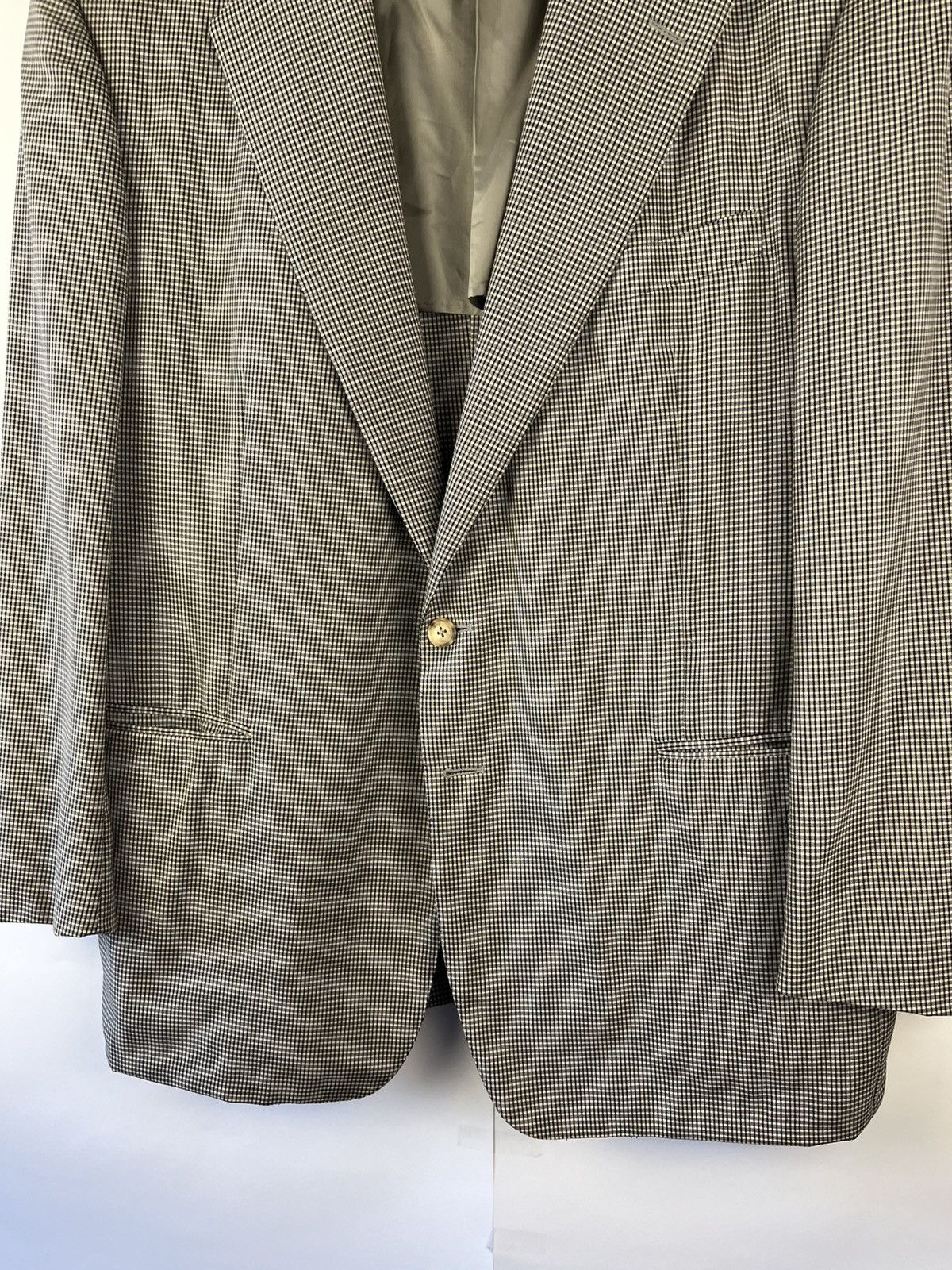 Ermenegildo Zegna Ermenegildo Zegna VIntage Wool Plaid Blazer Jacket Size 46R - 4 Thumbnail