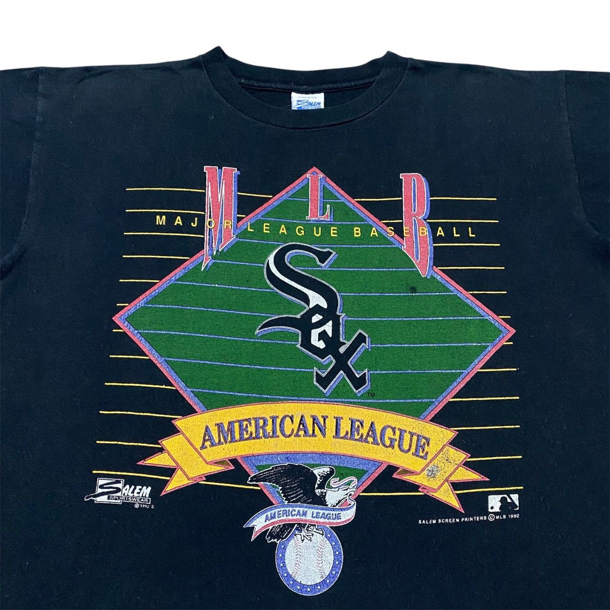 MLB Rare‼️🔥Vintage Chicago White Sox By Salem T-Shirt Size US M / EU 48-50 / 2 - 3 Thumbnail