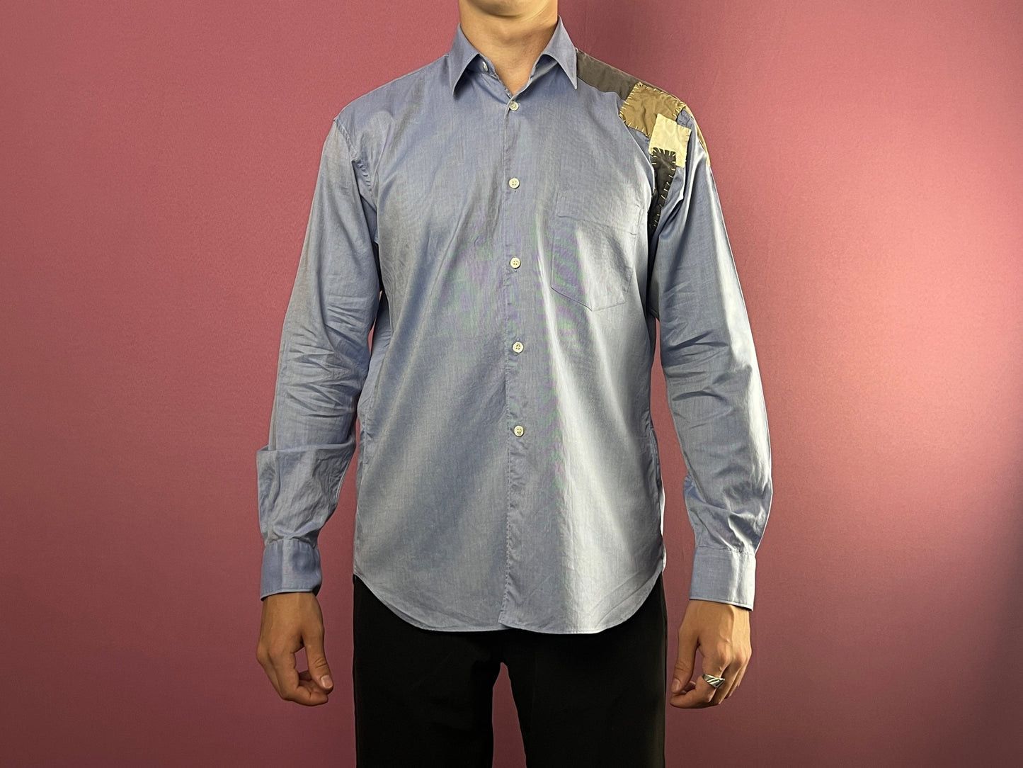 Comme des Garcons × Vintage Comme des Garcons Shirt Vintage Men's Patchwork Shirt - S Size US S / EU 44-46 / 1 - 3 Thumbnail