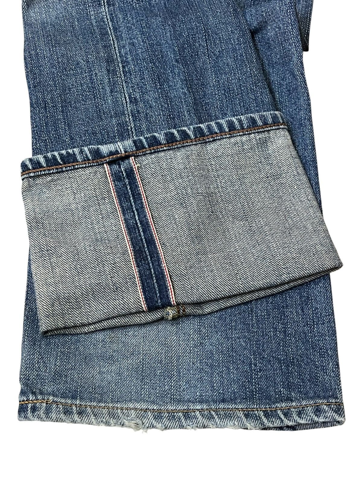 Edwin Vintage EDWIN 505 ZX button fly dirty redline selvedge jeans Size US 28 / EU 44 - 13 Thumbnail
