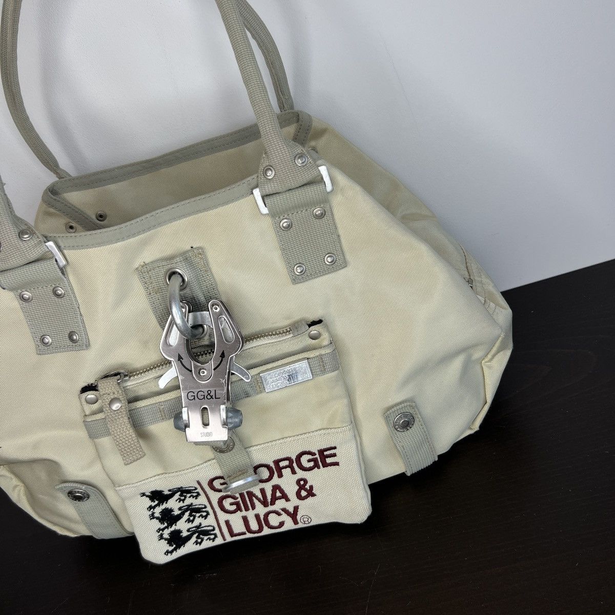 George Gina & Lucy George Gina Lucy GGL Shoulder Crossbody Vintage Bag Beige Size ONE SIZE - 3 Thumbnail