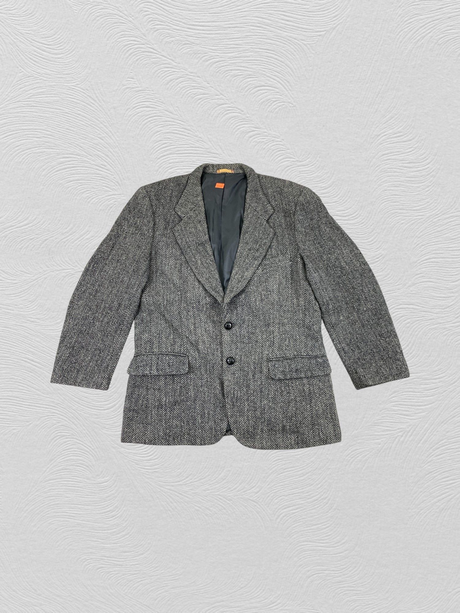 Harris Tweed Harris Tweed Wool Coat Jacket- J468 Size US S / EU 44-46 / 1 - 1 Thumbnail