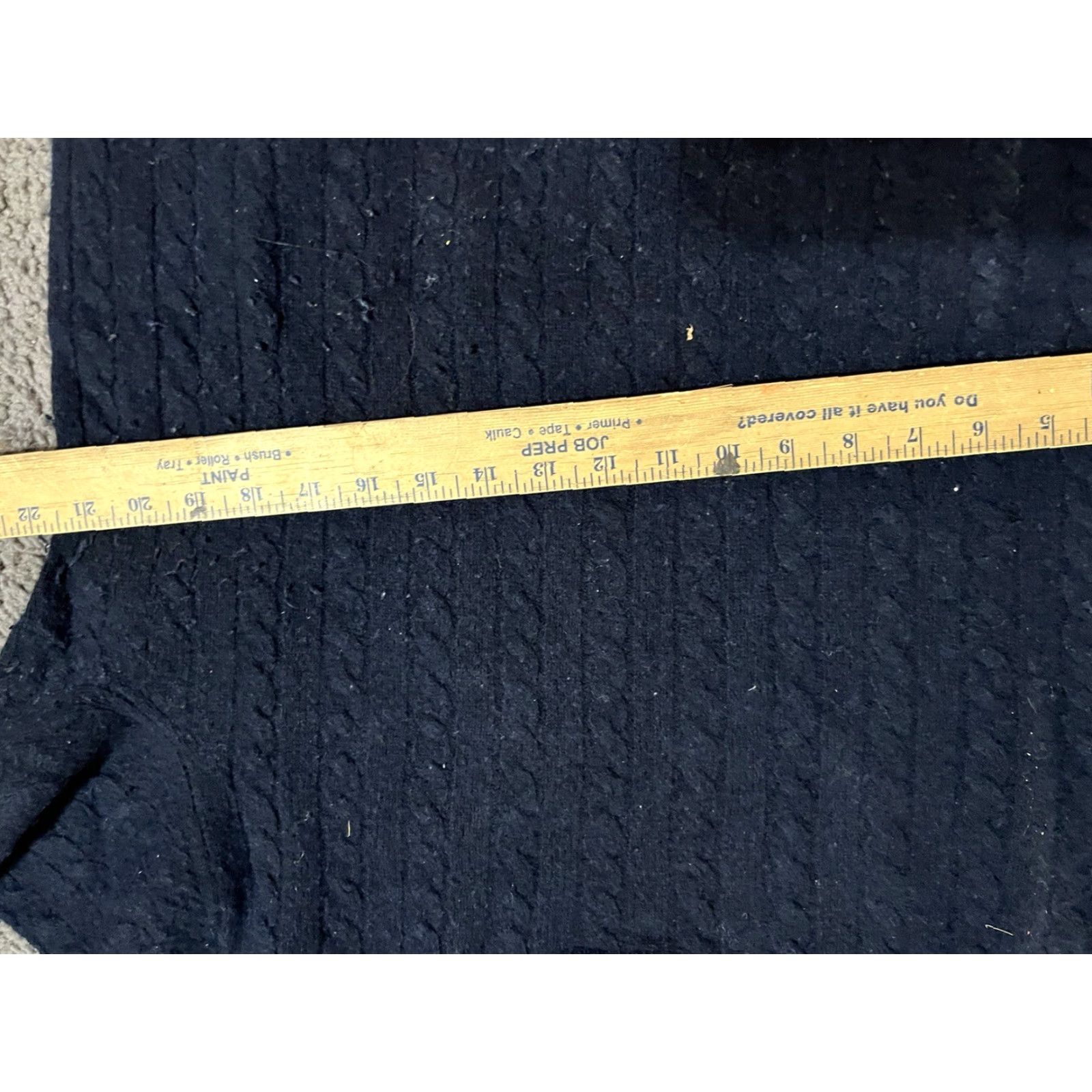 H&M H&M Crewneck Pullover Navy Blue Wool Blend Knit Sweater Women's 2XL Size XXL / US 16-18 / IT 52-54 - 4 Thumbnail