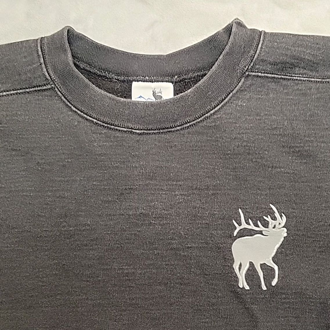 Vintage Rocky Mountain Elk Foundation Sweatshirt Mens M Black RMEF Made in USA 90s Y2K Size US M / EU 48-50 / 2 - 3 Thumbnail
