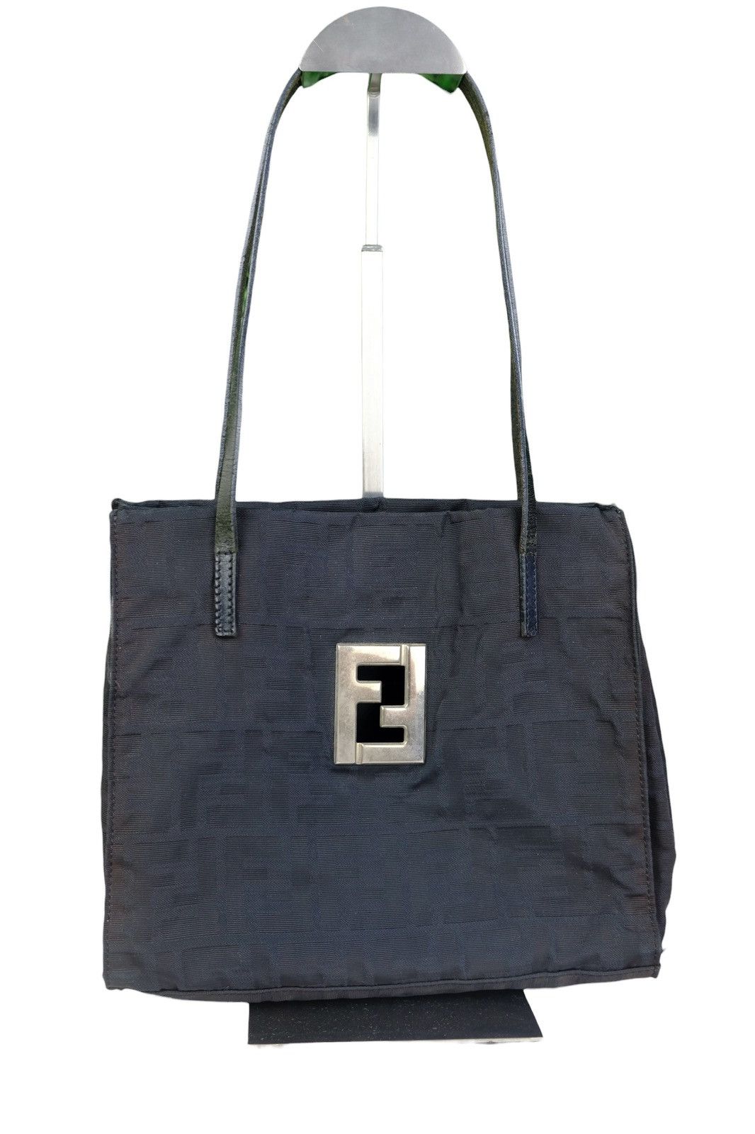 Fendi Authentic vintage Fendi zucca tote bag black nylon. Size ONE SIZE - 1 Thumbnail