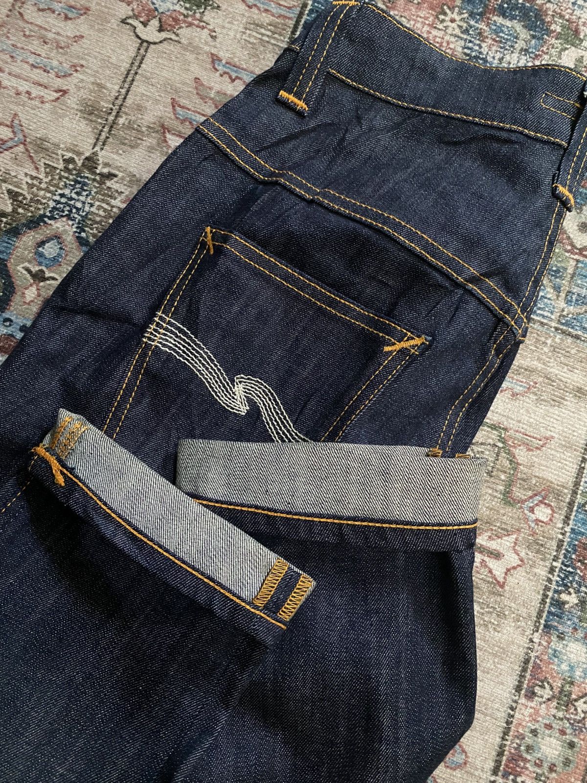 Nudie Jeans Nudie jeans Thin Finn Dry Ecru Umbo Size US 29 - 3 Thumbnail