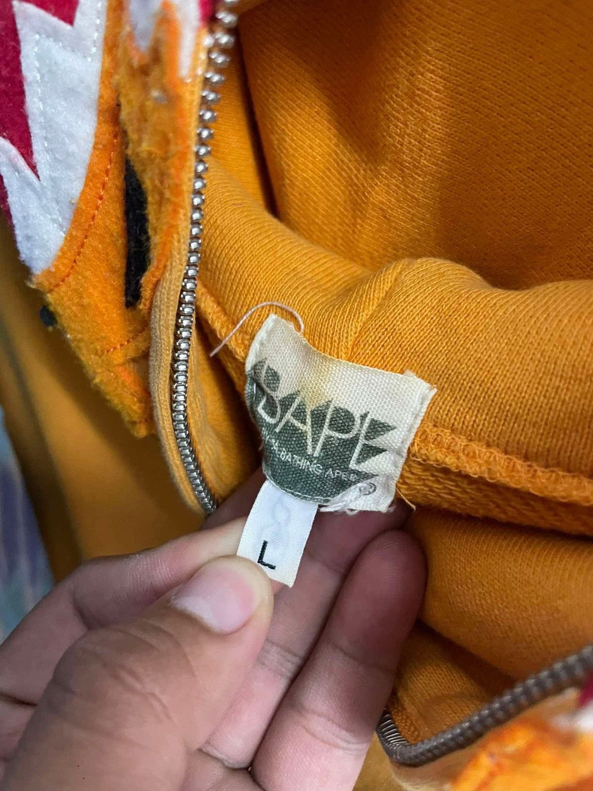 Bape Hoodie Sweatshirt A Bathing Ape Tiger Full Zipper Size US L / EU 52-54 / 3 - 6 Thumbnail