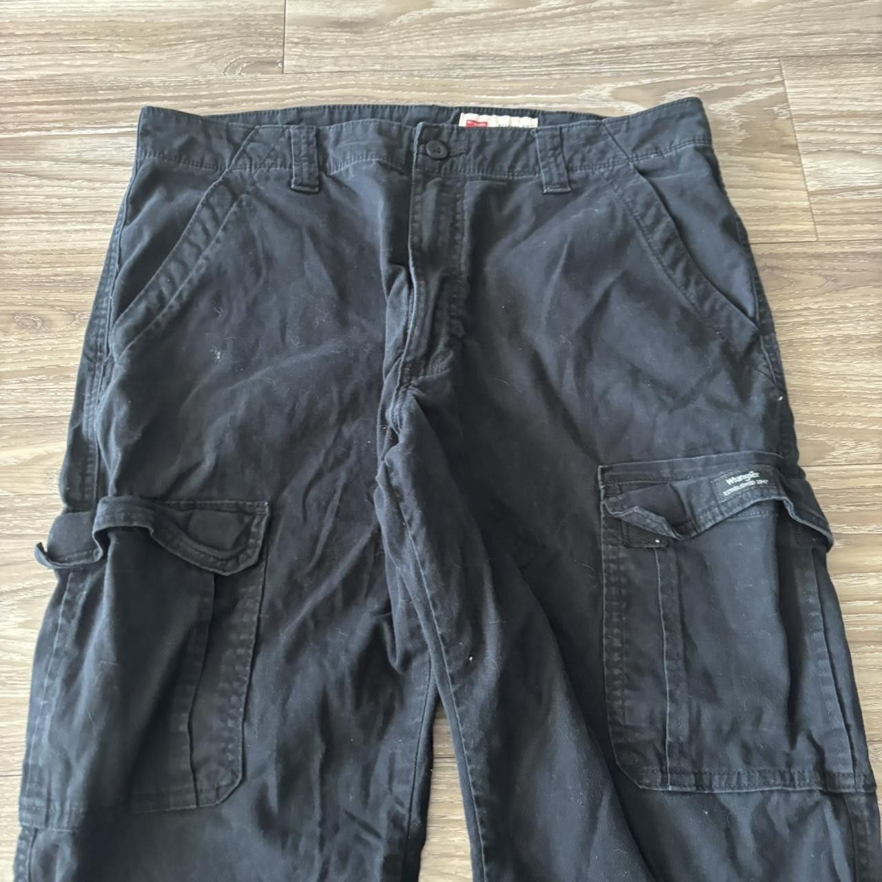 Japanese Brand Crazy Vintage Y2K/2000s Grunge Black Skater Cargo Pants! 34x29 Size US 34 / EU 50 - 5 Thumbnail