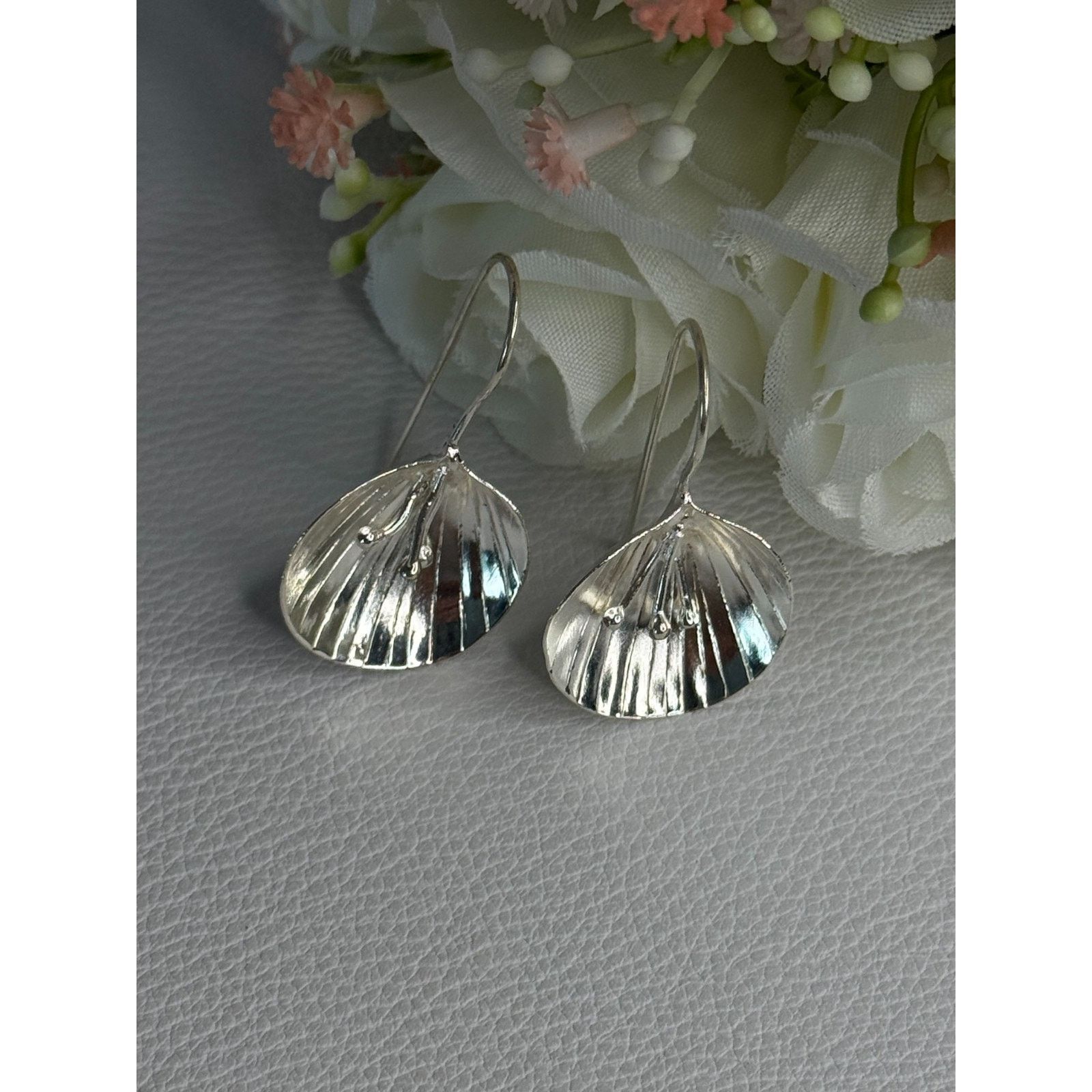 Jewelry 925 STERLING SILVER EARRINGS LENGTH 1.30 INCH Size ONE SIZE - 7 Thumbnail