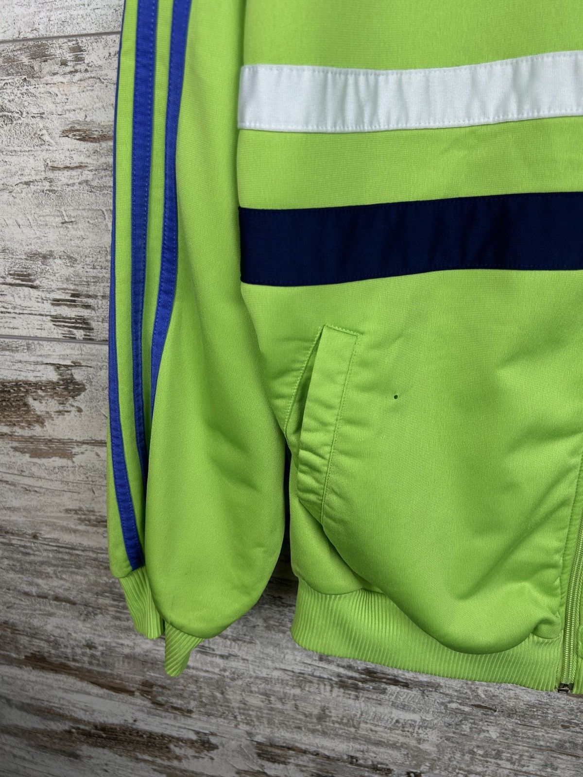 Adidas × Vintage Mens Vintage Adidas Olympic 90s track jacket stripes rare Size US S / EU 44-46 / 1 - 4 Thumbnail
