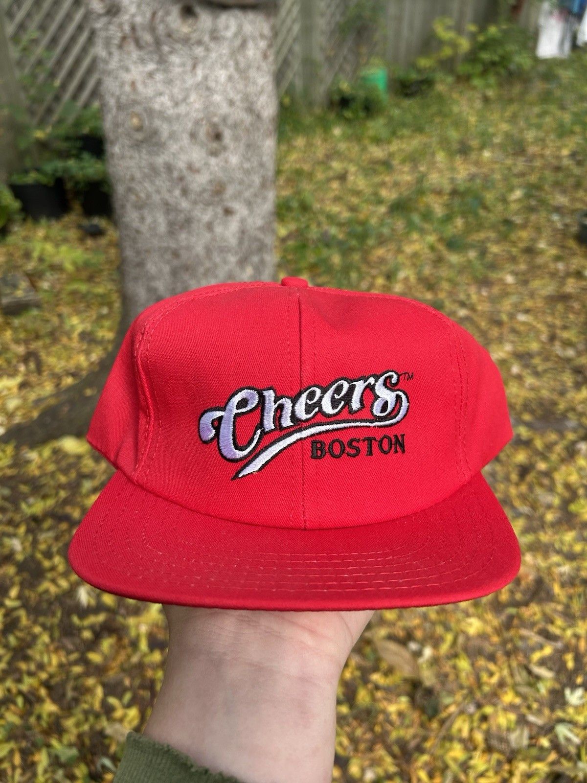 Vintage 90s snapbac hat cheers Boston television show promo USA made Size ONE SIZE - 2 Thumbnail