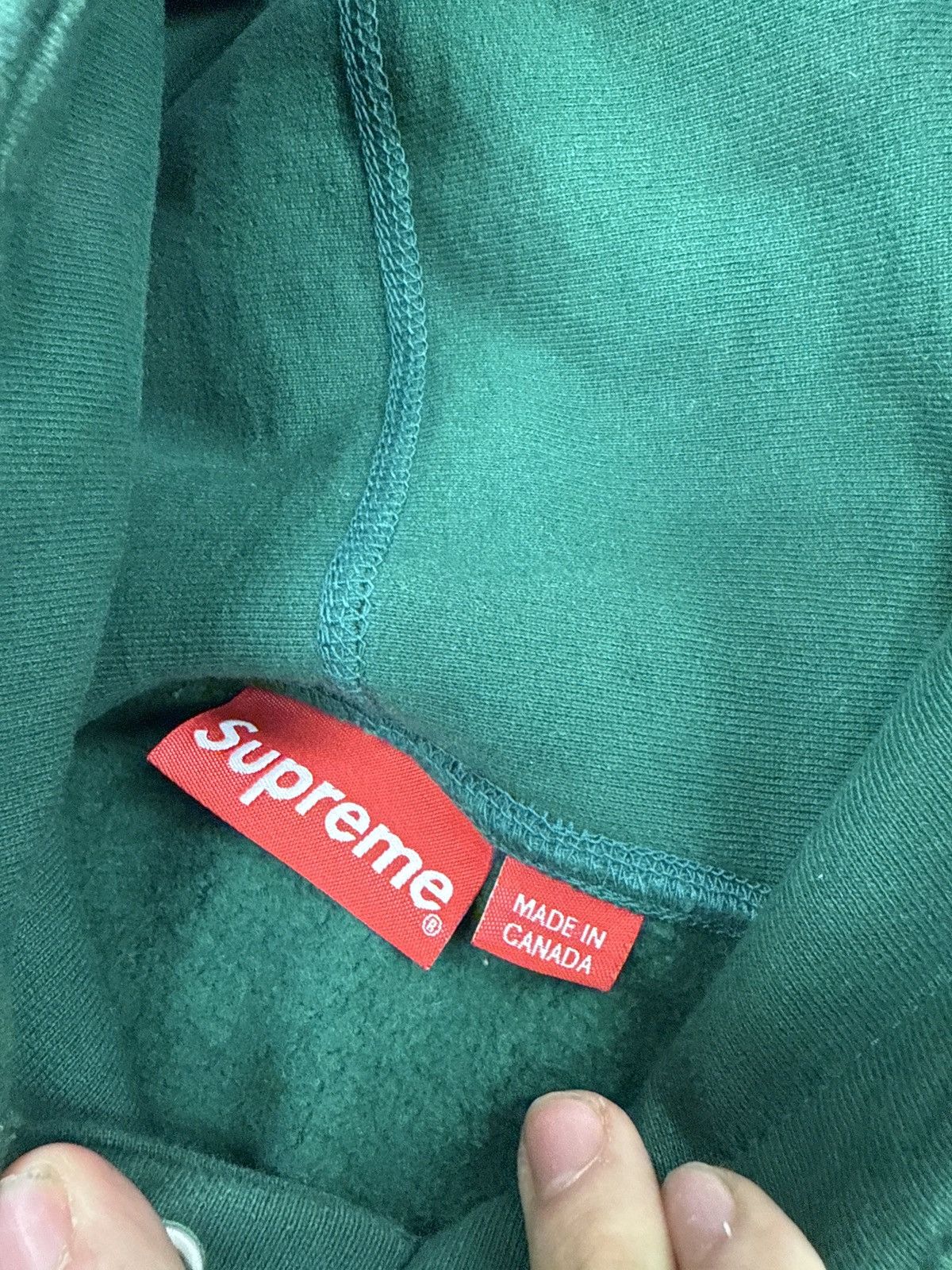 Supreme Supreme pearl logo hooded sweatshirt green yellow Size US L / EU 52-54 / 3 - 4 Thumbnail