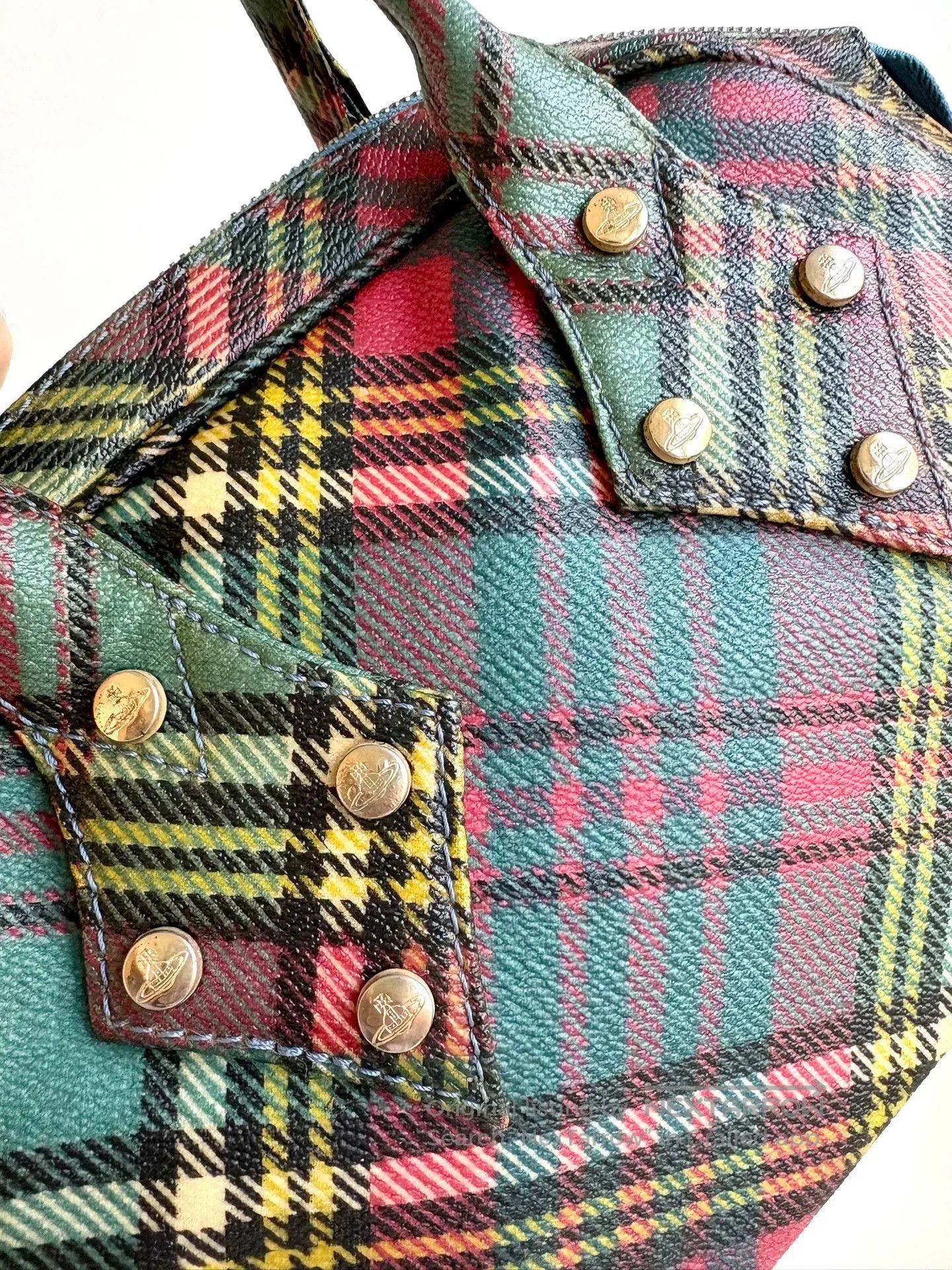 Vivienne Westwood Vivienne Westwood Vintage Plaid Handbag. Size ONE SIZE - 5 Thumbnail