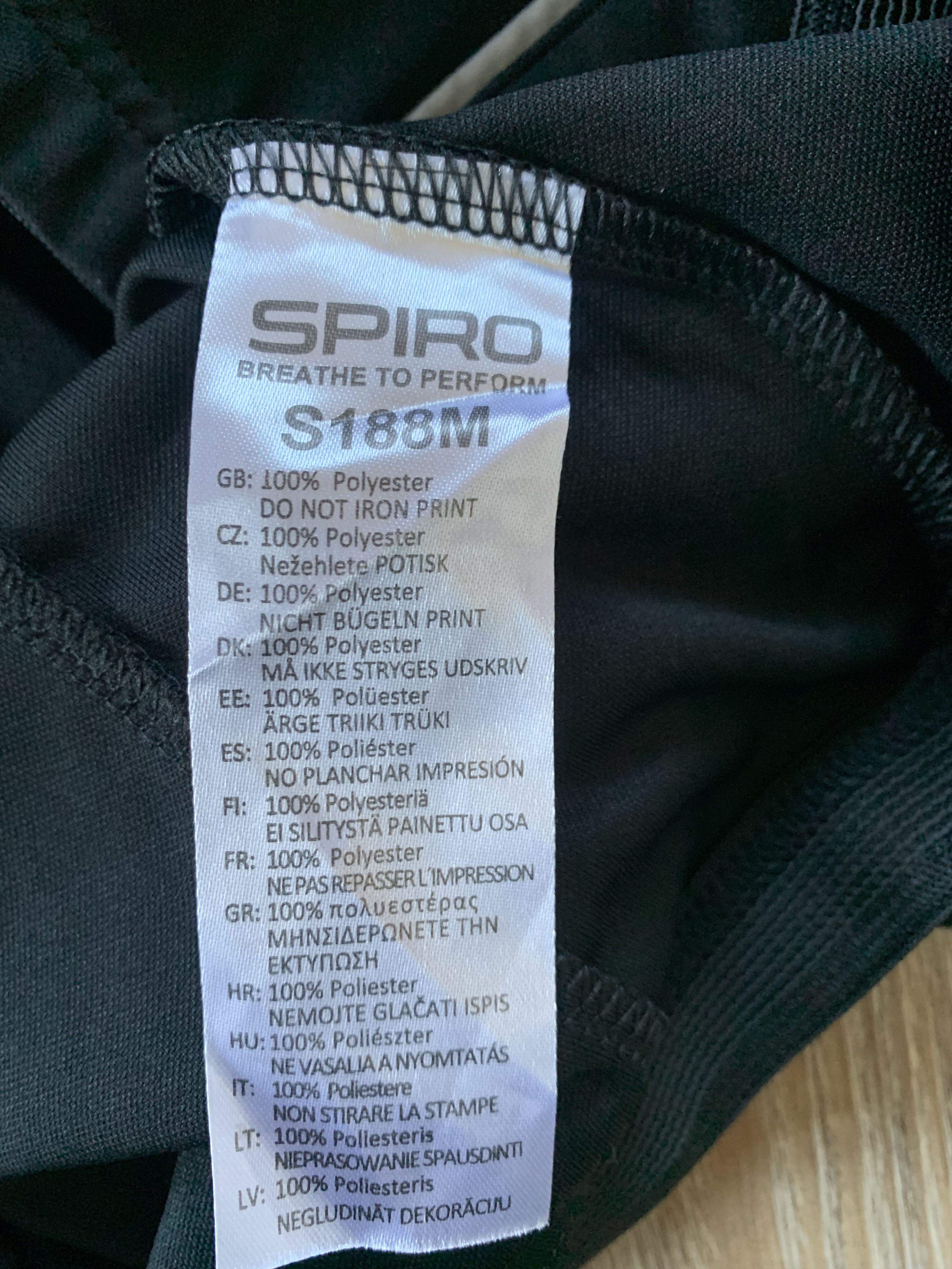 Bicycle Spiro Bikewear Full Zip Short Sleeve Cycling Jersey Size US XXL / EU 58 / 5 - 9 Thumbnail