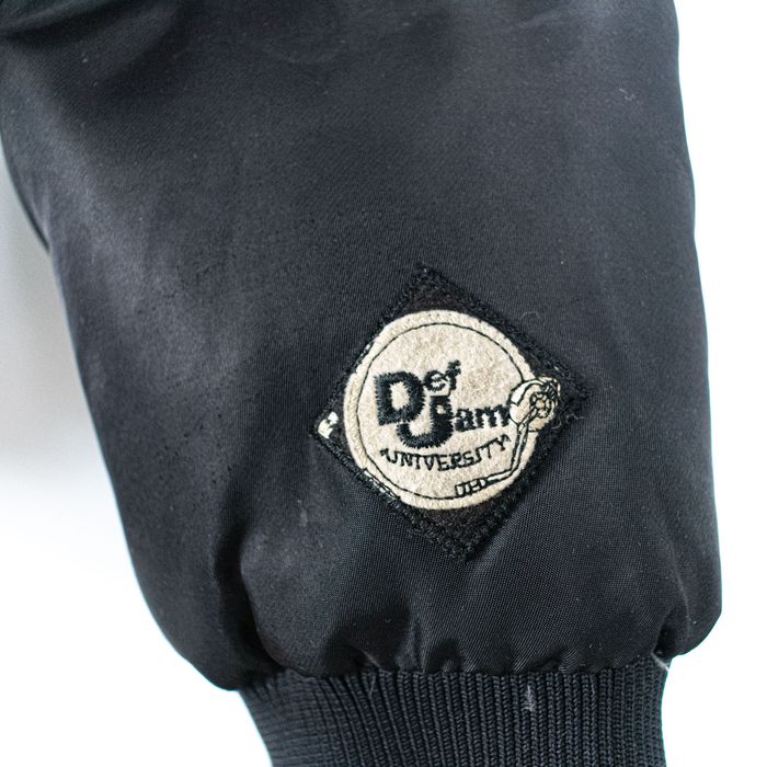 Vintage 4XL Def Jam University Hooded Puffer Bomber Jacket Grailed