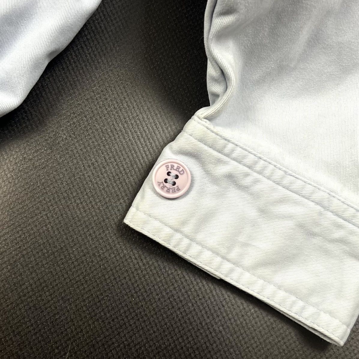 Fred Perry × Vintage Vintage Fred Perry Blue y2k Zip Overshirt Jacket Size M Size US M / EU 48-50 / 2 - 10 Thumbnail