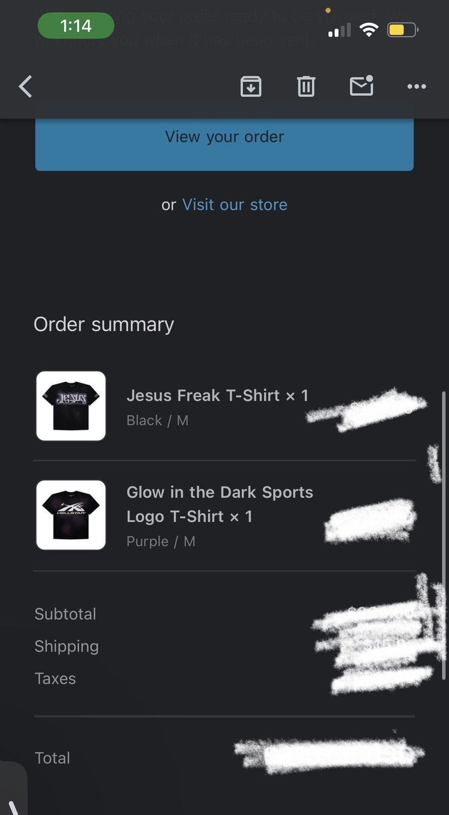 HELLSTAR HELLSTAR Jesus Freak Tee (Receipt on request) Size US L / EU 52-54 / 3 - 7 Thumbnail
