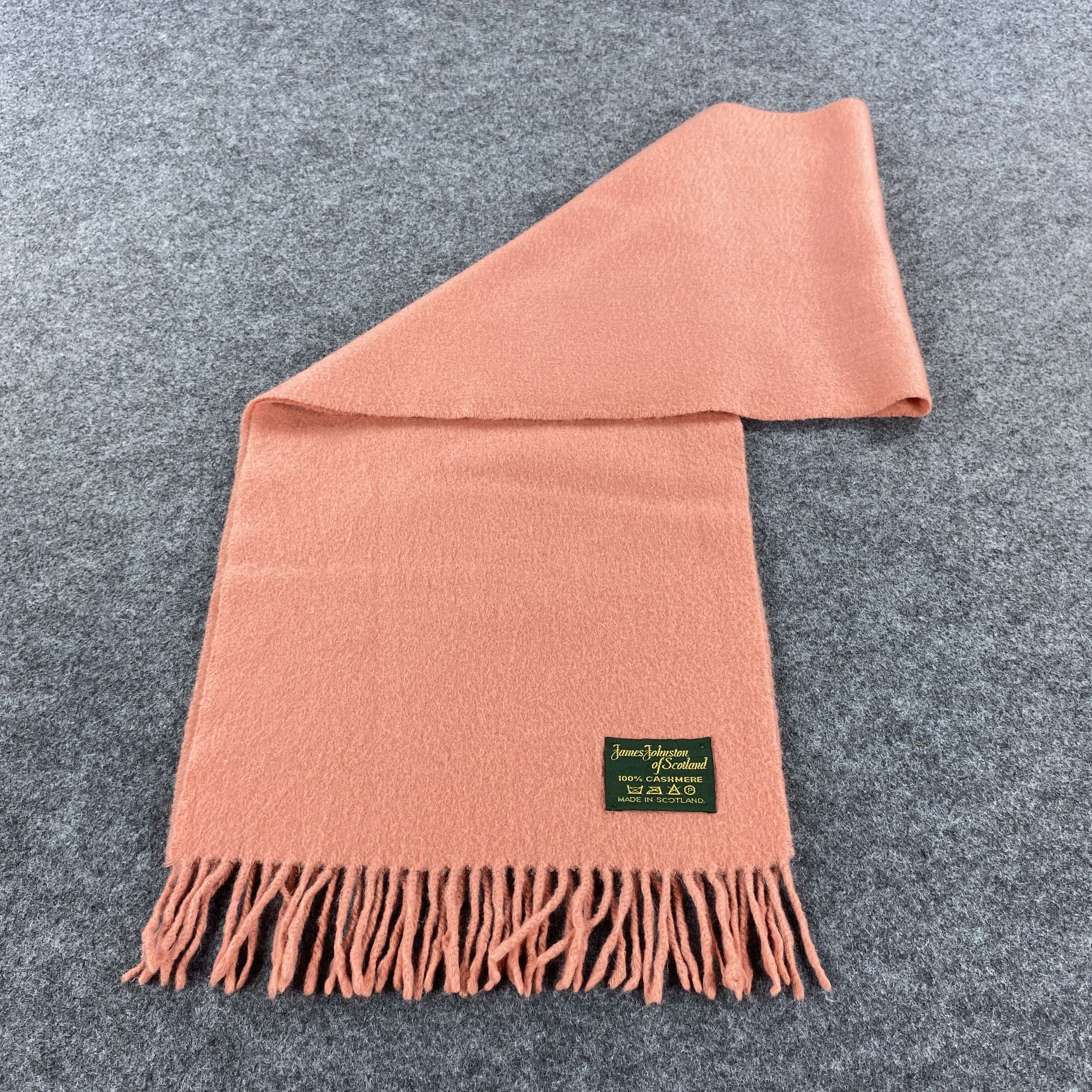 Vintage James Johnston of Scotland Scarf # Muffler # Neckwear # D416 Size ONE SIZE - 4 Thumbnail