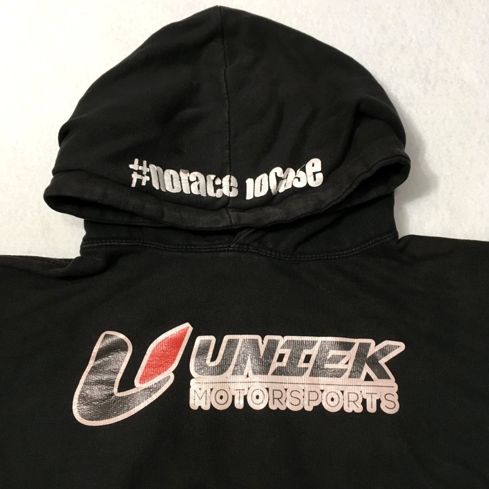 Layer 8 VINTAGE Racing Hoodie Mens S black 3 layer Logo 90s Cars GraphicPrint ZIP Hoodie Size US S / EU 44-46 / 1 - 2 Thumbnail