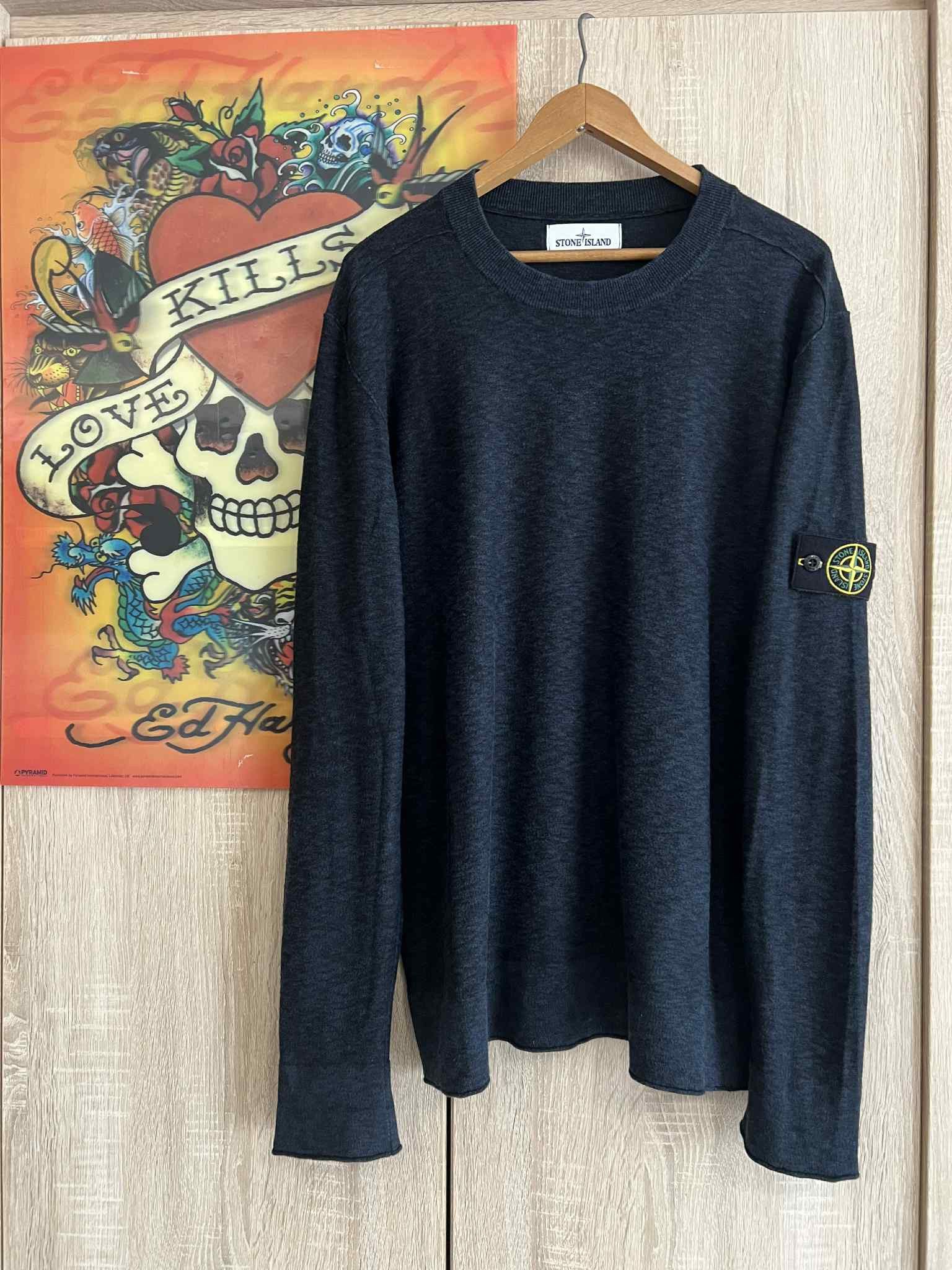 Stone Island Stone Island 2018 wool Blend Knit marl sweater Size US XXL / EU 58 / 5 - 13 Thumbnail