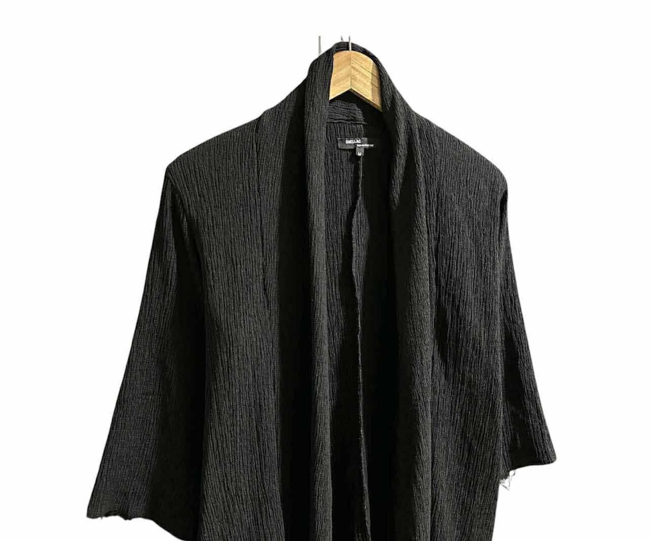 Shellac 🔥Y2K Shellac x Semantic Designs Asymmetric Pleats Cardigan Size US M / EU 48-50 / 2 - 4 Thumbnail