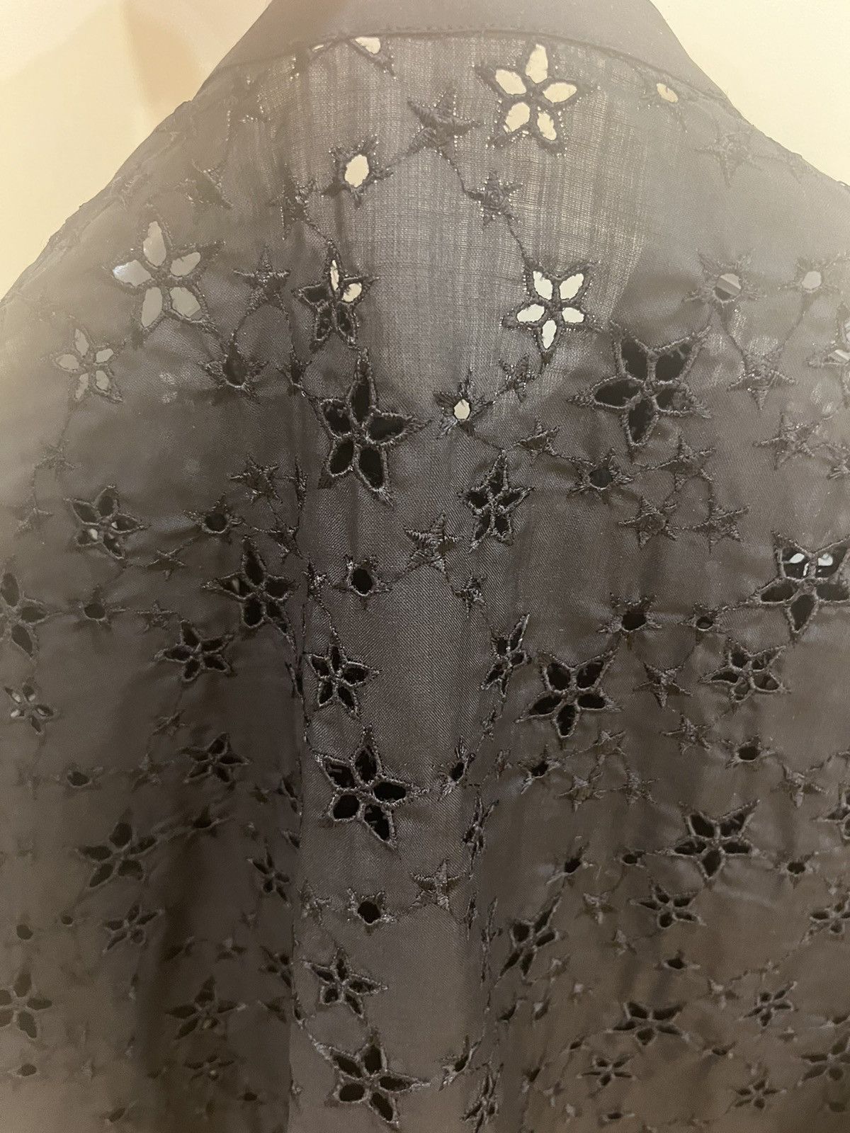 Saint Laurent Paris Star embroidery eyelet shirt collar size38 Size US S / EU 44-46 / 1 - 16 Thumbnail