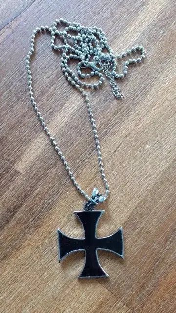 Other Iron Cross Pendant Chain Necklace Size ONE SIZE - 2 Thumbnail