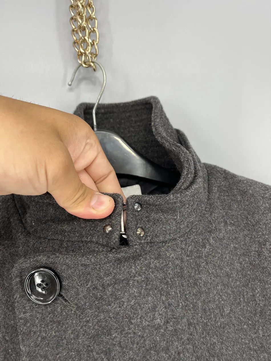 Reiss Reiss gray Wool Blend Double Collar Coat L Size US L / EU 52-54 / 3 - 7 Thumbnail