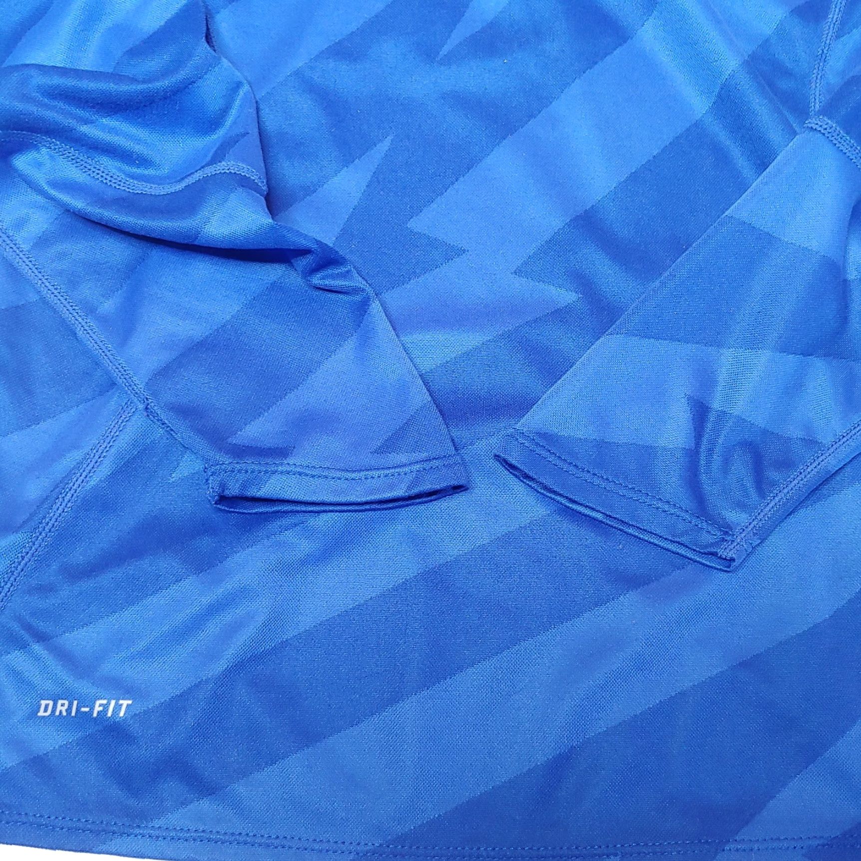 Nike Nike Dri-Fit Shirt Long Sleeve Medium Blue Geometric Athletic Pullover Women Size M / US 6-8 / IT 42-44 - 5 Thumbnail