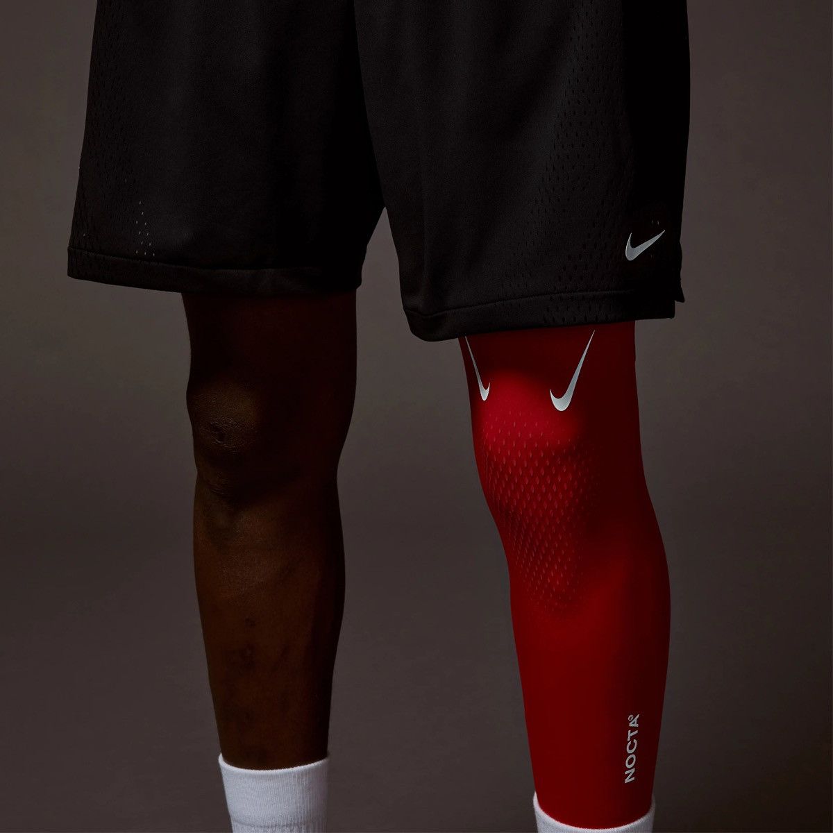 Drake × NOCTA × Nike Nocta x Nike - RED Men's SingleLeg Basketball Tight size M Size US 30 / EU 46 - 2 Thumbnail
