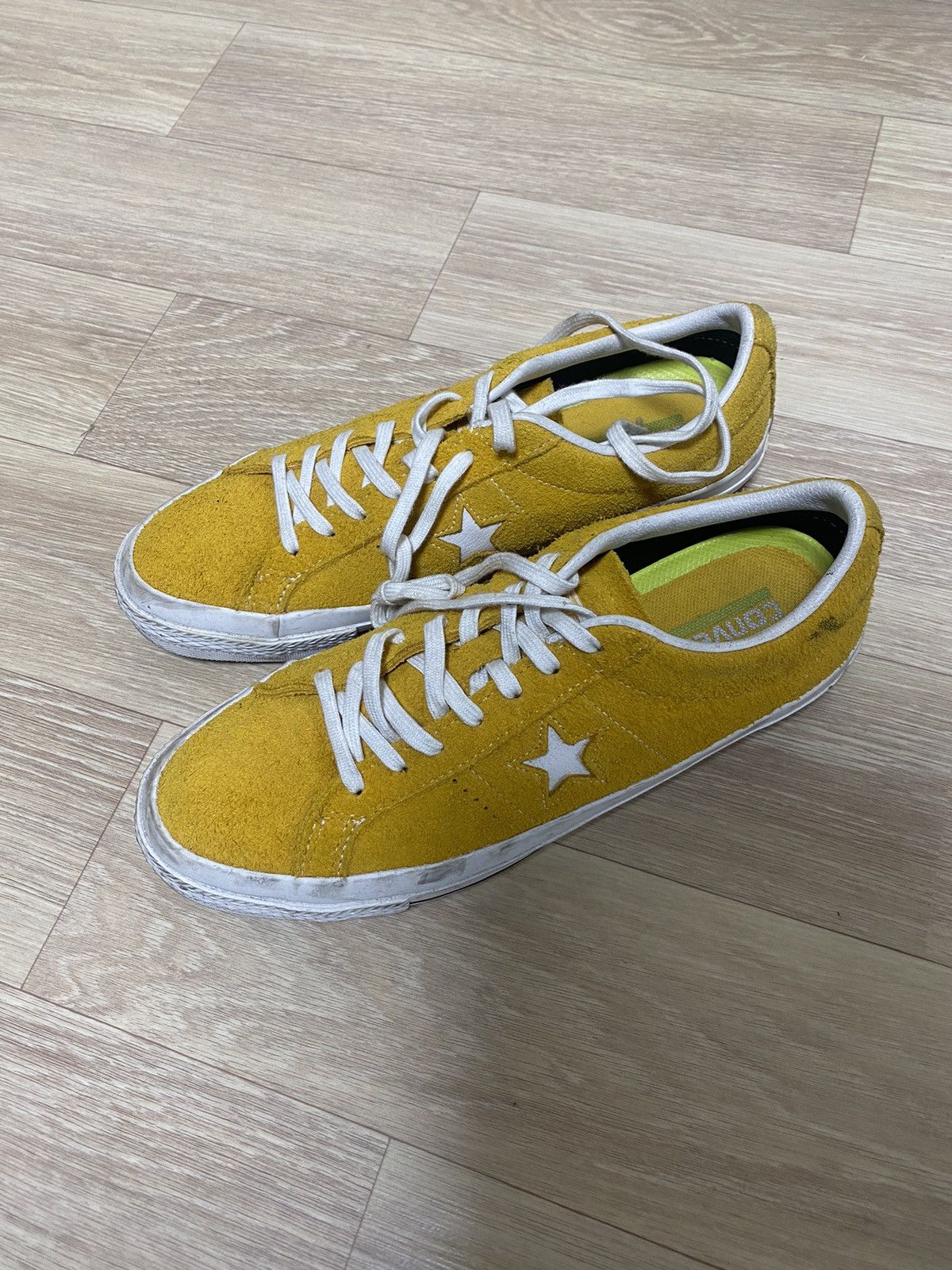 Converse yellow converse one star sneakers Size US 7.5 / EU 40-41 - 2 Thumbnail