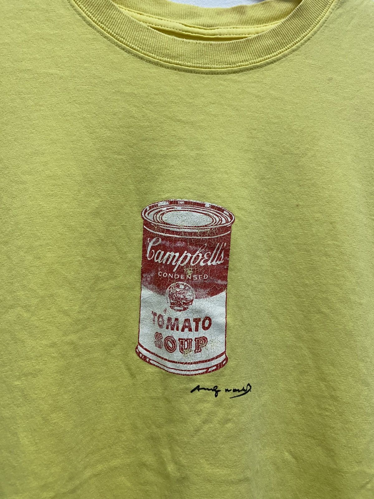 Andy Warhol × Vintage Vintage Andy Warhol Art Campbells Condensed Tomato Soup Tees Size US XL / EU 56 / 4 - 4 Thumbnail