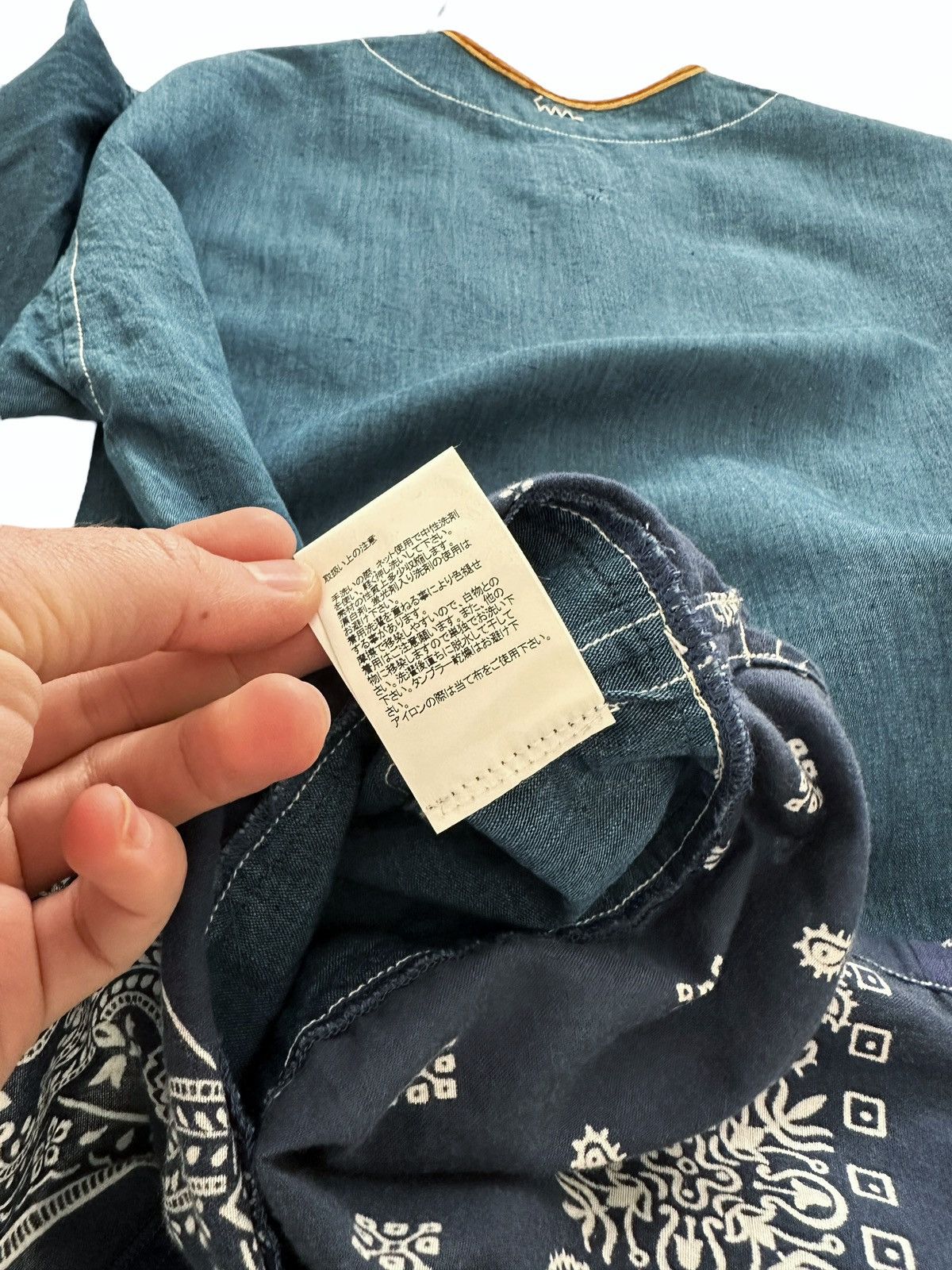 Visvim Sz2 Silk SS Bandana Border P.O. Tunic Size US M / EU 48-50 / 2 - 10 Thumbnail