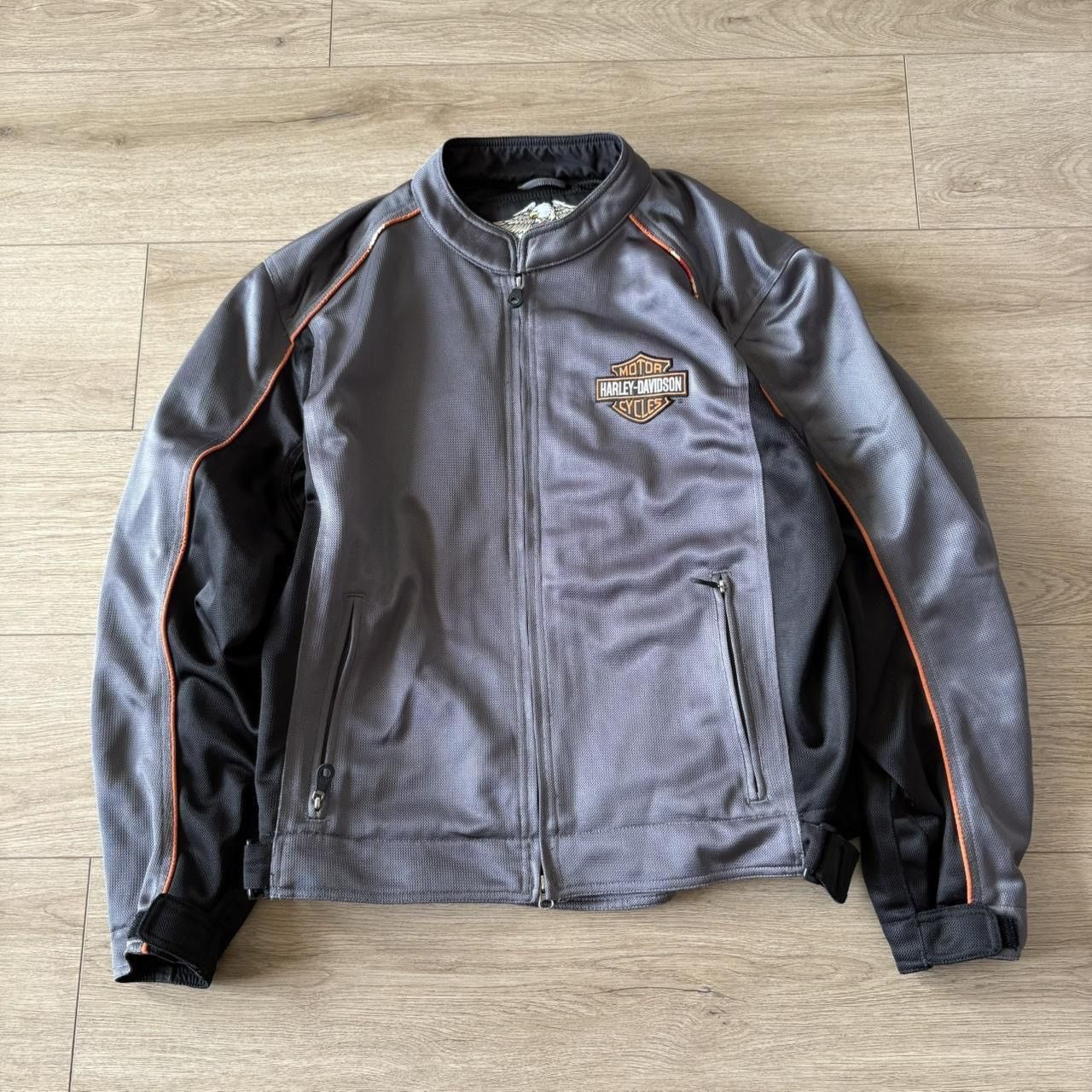 Harley Davidson Vintage Harley Davidson Motorcycles Reflective Riding Jacket Size US XL / EU 56 / 4 - 2 Thumbnail