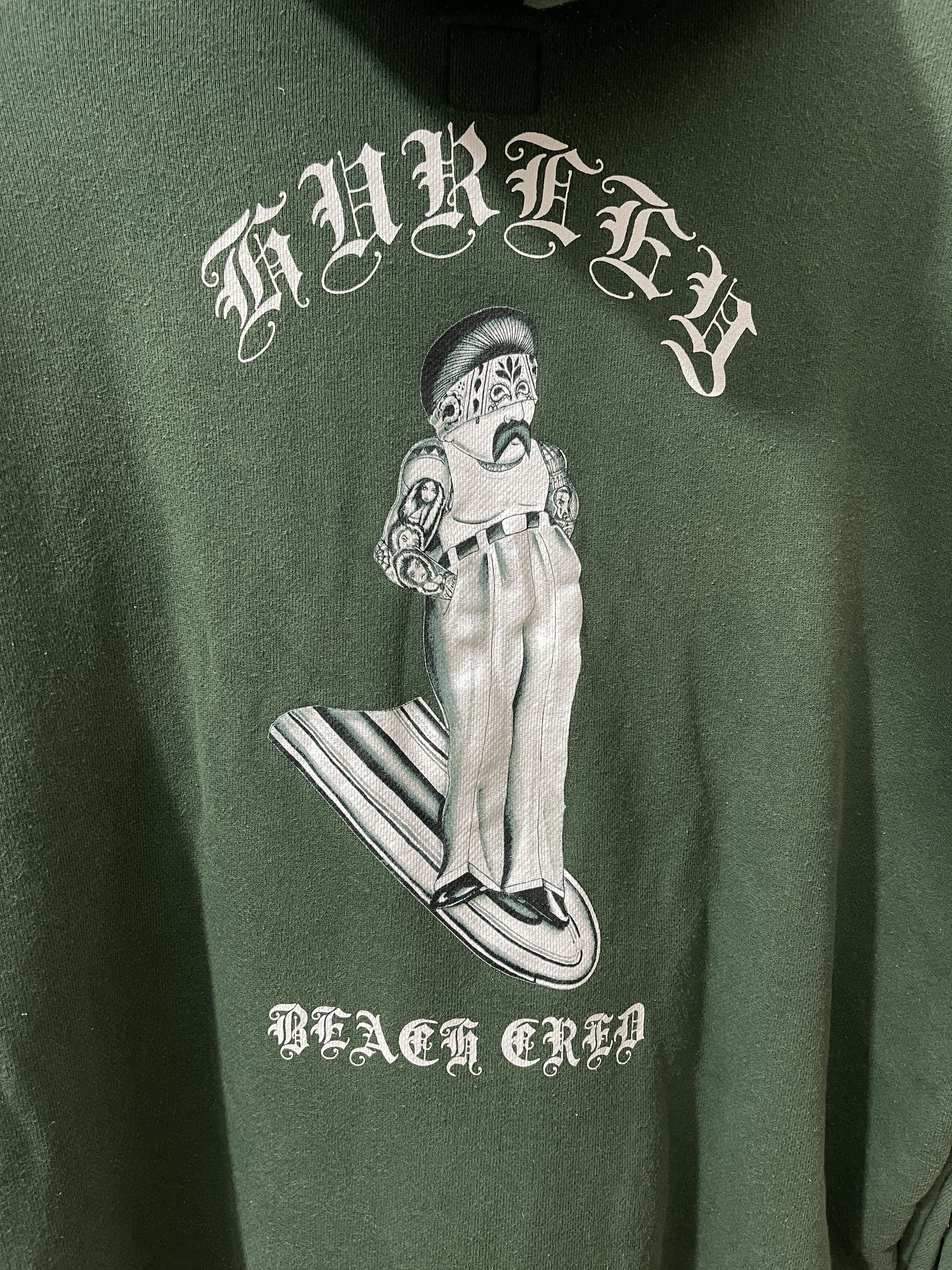 Hurley Vintage Thrashed Hurley El Loco Surf Art Pullover Hoodie Size US M / EU 48-50 / 2 - 8 Thumbnail