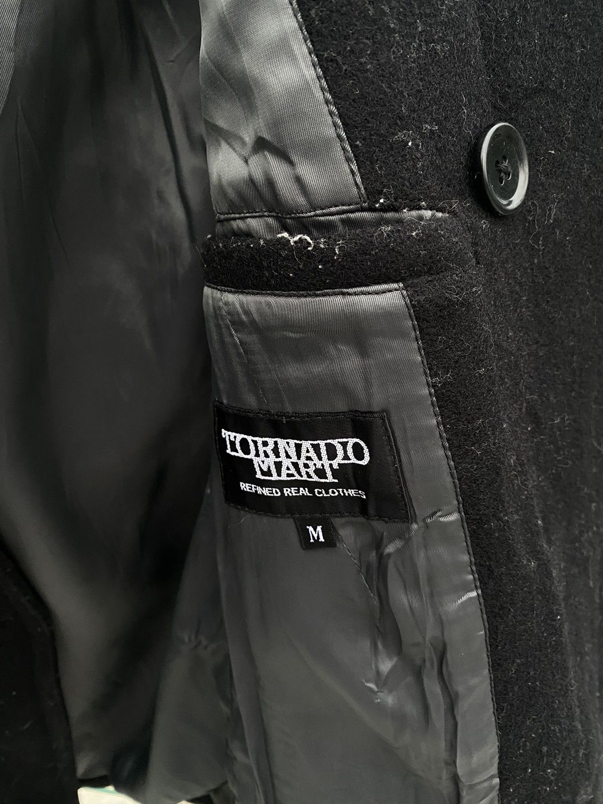 Tornado Mart Tornado Mart Double Breasted Wool Coat Size S / US 4 / IT 40 - 9 Thumbnail