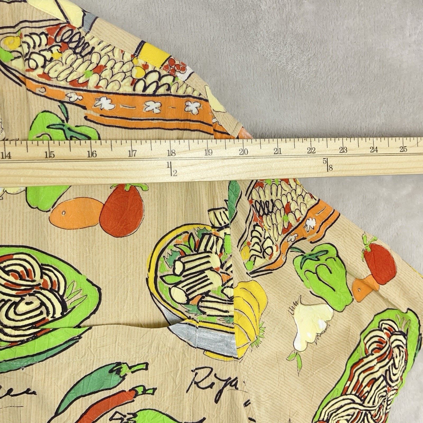 Jams World FoodArt by Jams World Shirt Italian Pasta Rare 90s *flaws* Size US XL / EU 56 / 4 - 7 Thumbnail