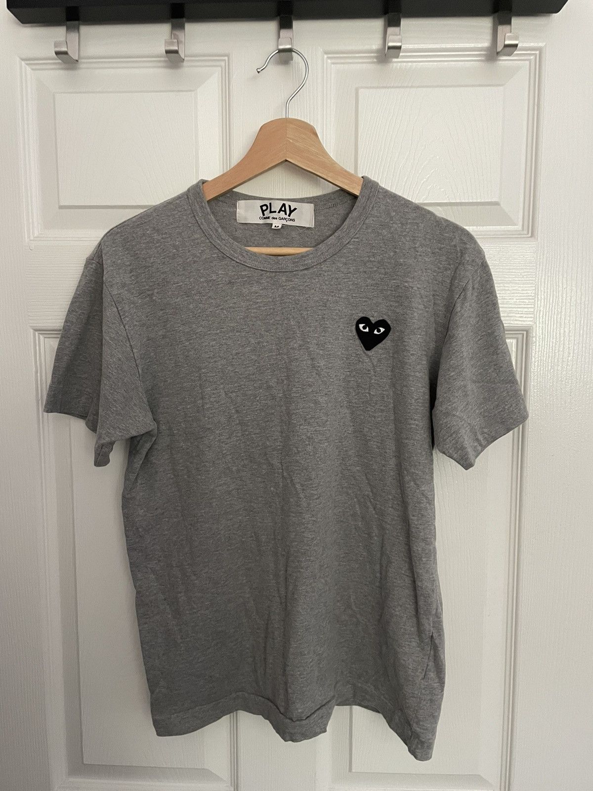 Comme des Garcons PLAY CDG Play Grey T-shirt Size US M / EU 48-50 / 2 - 1 Thumbnail