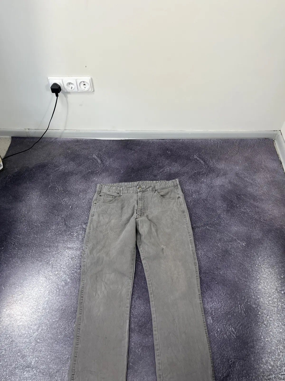 Dickies × Vintage Vintage Dickies American Faded Grey Hype Work Pants Size US 34 / EU 50 - 7 Thumbnail