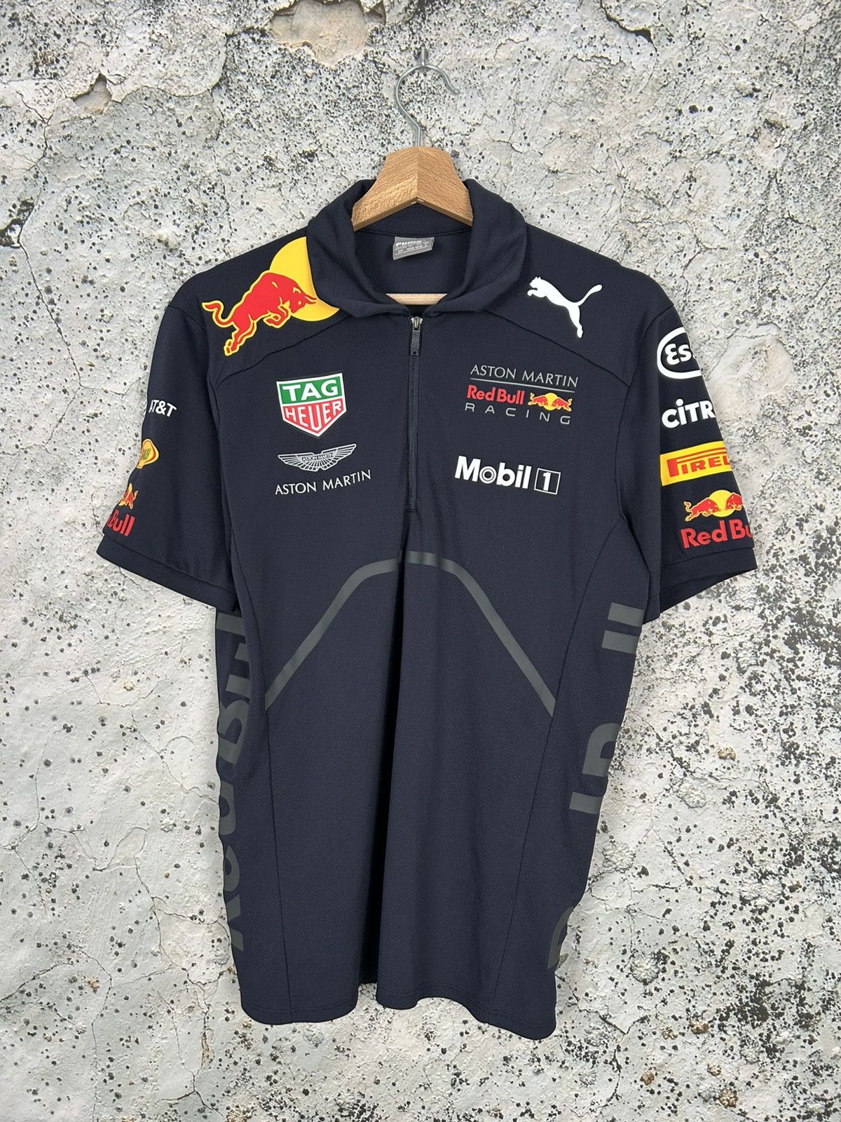 Vintage Puma Red Bull Aston Martin Racing Jersey Streetwear