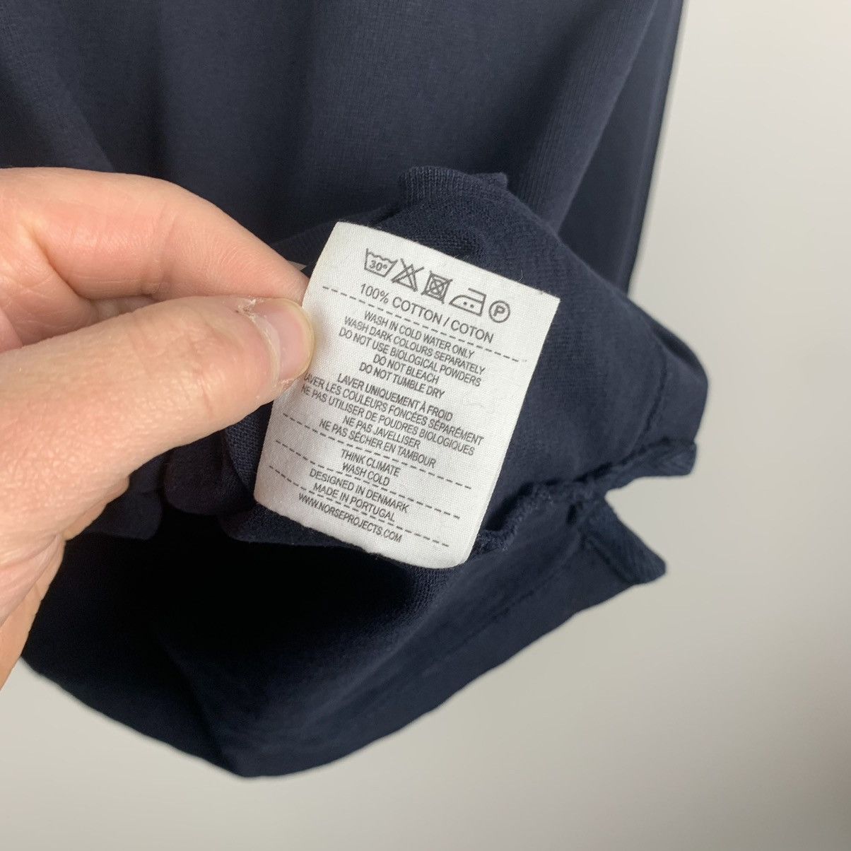 Norse Projects Norse Project Button Ups Sweatshirt Size M Navy Blue Size US M / EU 48-50 / 2 - 9 Thumbnail