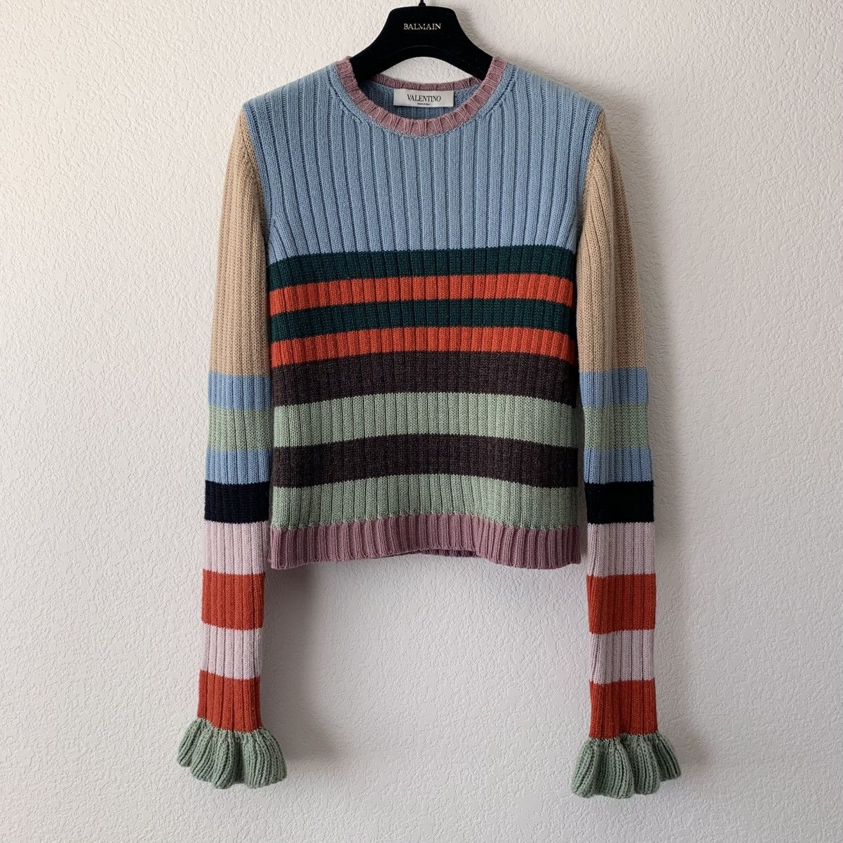 Valentino Valentino wool cashmere knit sweater Size S / US 4 / IT 40 - 2 Thumbnail