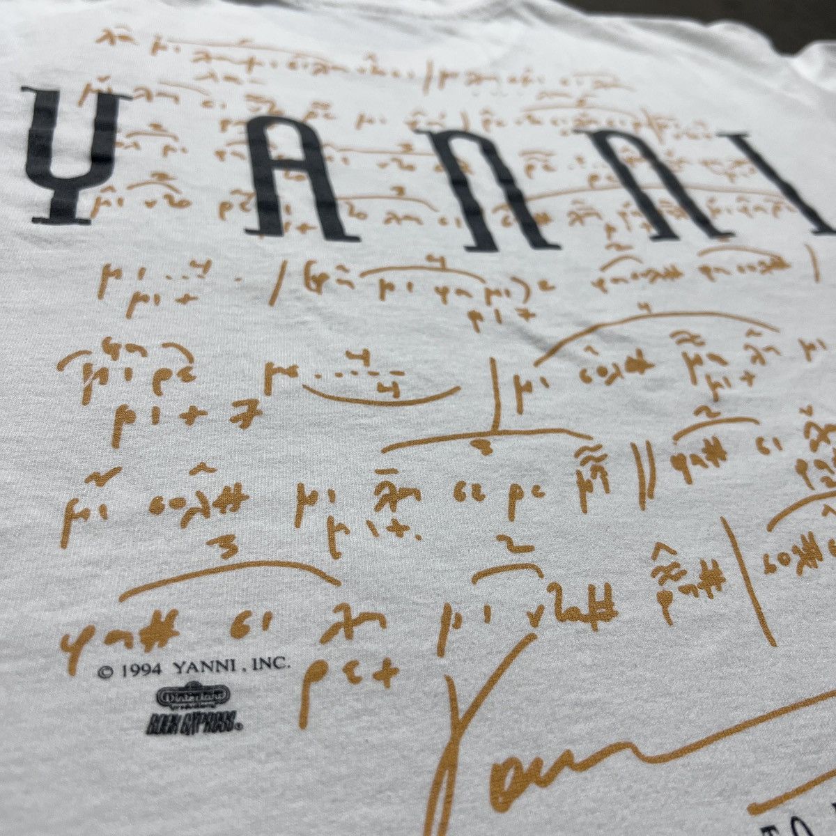 Band Tees Vintage 90s Yanni composer keyboard player Tee L Winterland Size US L / EU 52-54 / 3 - 3 Thumbnail
