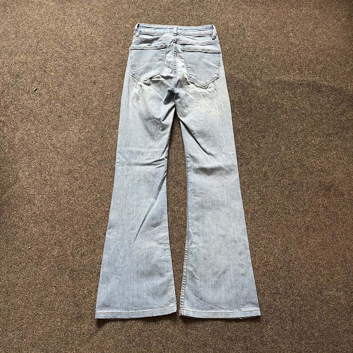 Vintage Vintage Y2K 90s Baggy Wide Leg Flared Jeans Grunge Washed 34 Size 34" / US 12 / IT 48 - 3 Thumbnail